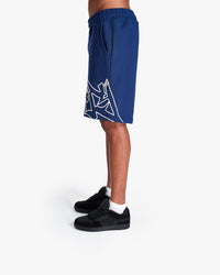 GRAFFITI SHORTS BLUE