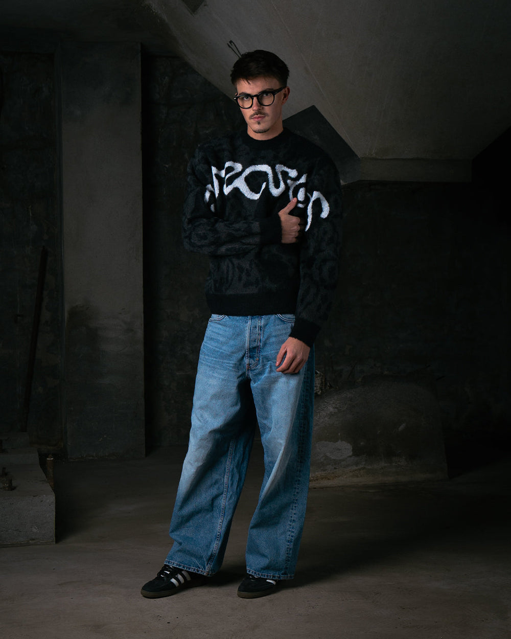 OBSIDIAN FLUFF KNIT