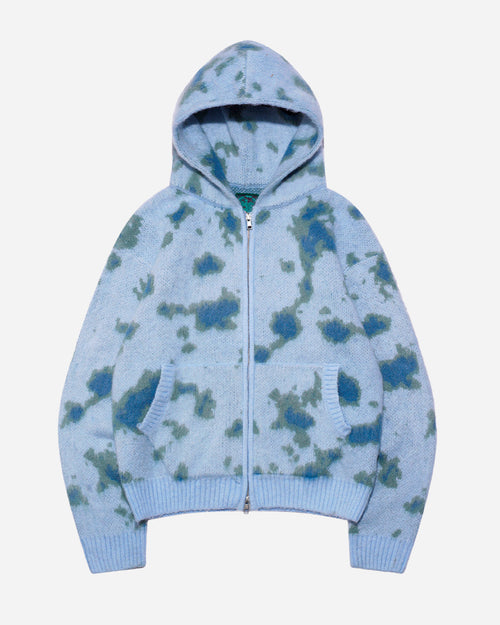 AQUA KNITTED ZIP