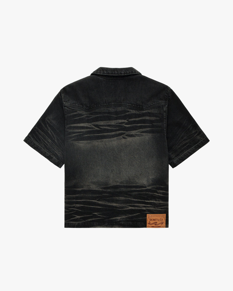 WILD SOUTH DENIM SHIRT COAL