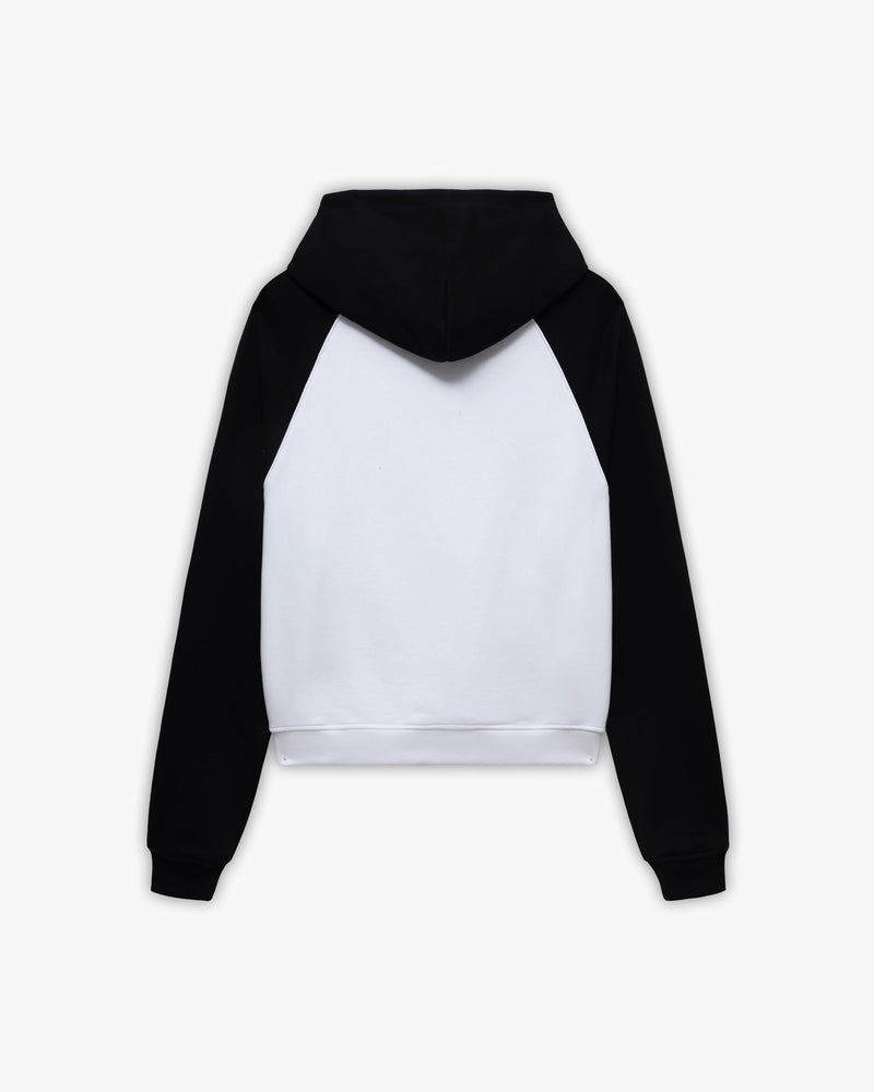 BICOLOR PUBLIC INSTITUTE HOODIE BLACK/WHITE