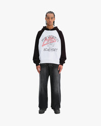 BICOLOR PUBLIC INSTITUTE HOODIE BLACK/WHITE