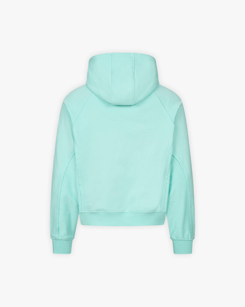 INSIDE OUT HOODIE TURQUOISE
