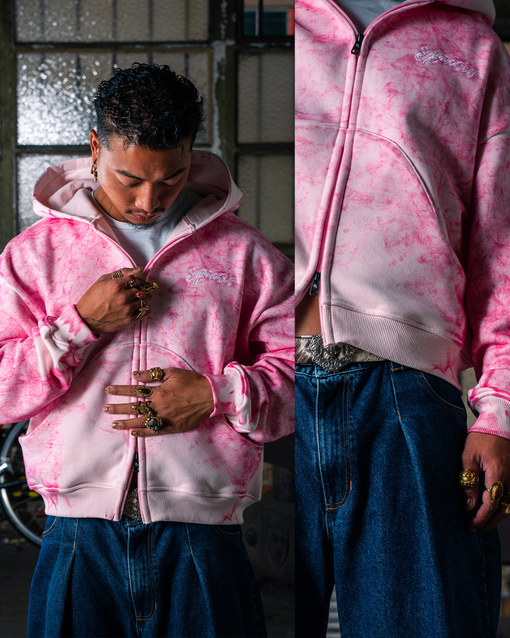 CHERRY ZIP-HOODIE