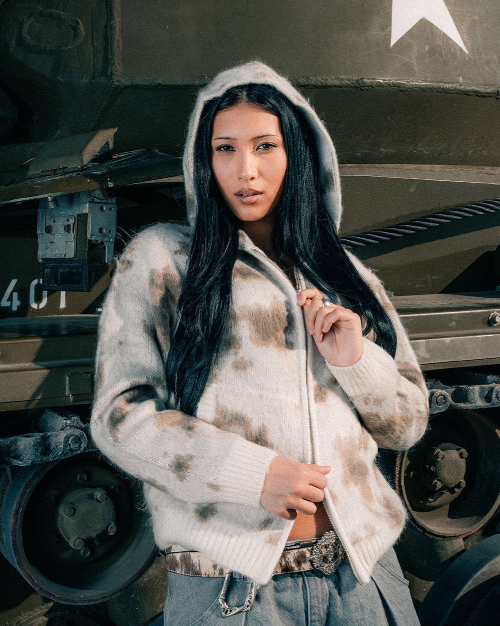 DUNE KNITTED ZIP