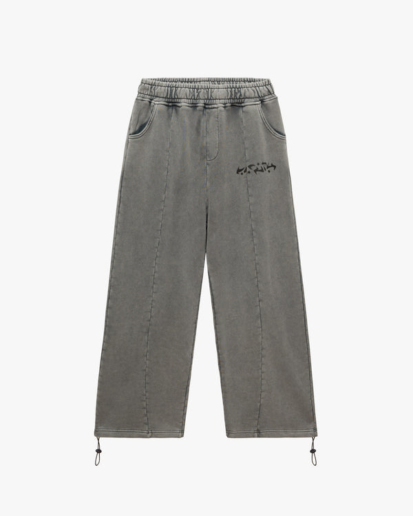 ACID WASHED JOGGER LIGHT GREY