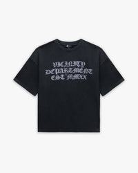 GOTH DEPT TEE VINTAGE BLACK
