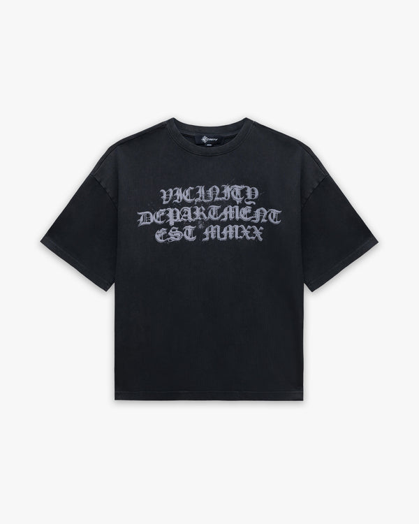 GOTH DEPT TEE VINTAGE BLACK