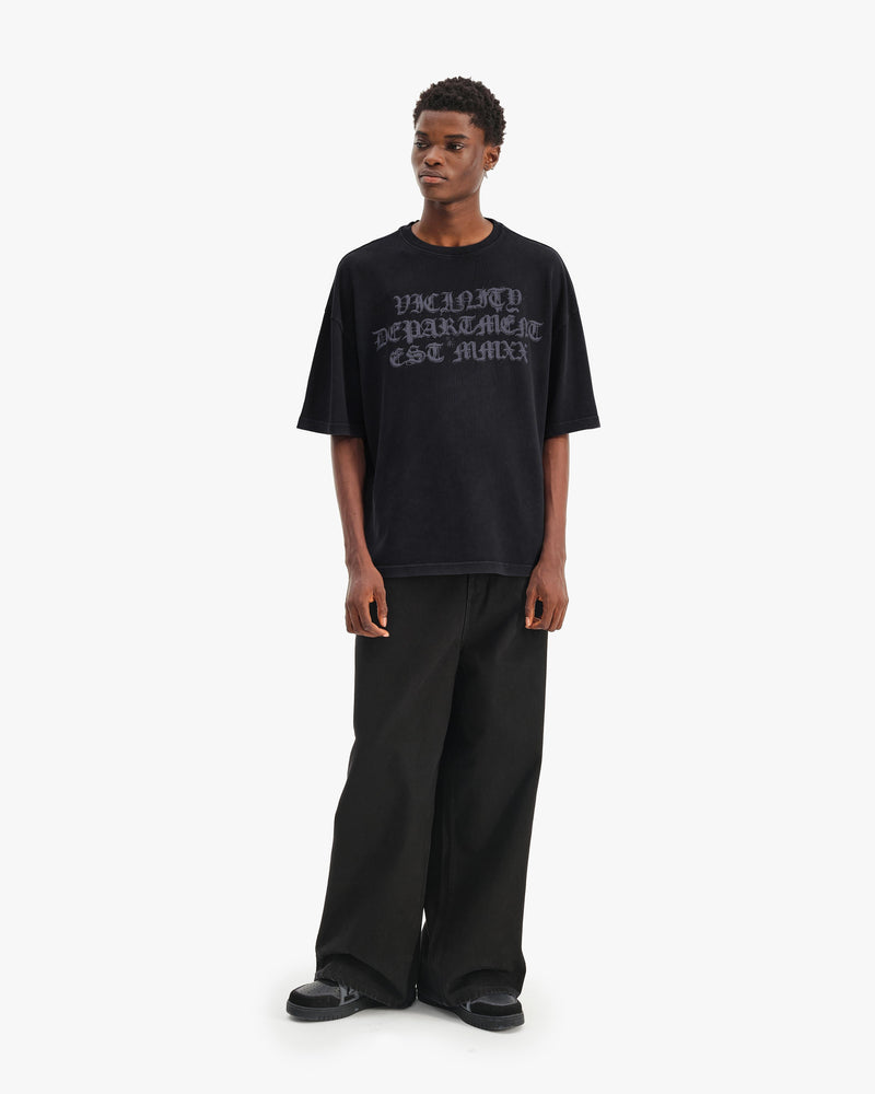 GOTH DEPT TEE VINTAGE BLACK