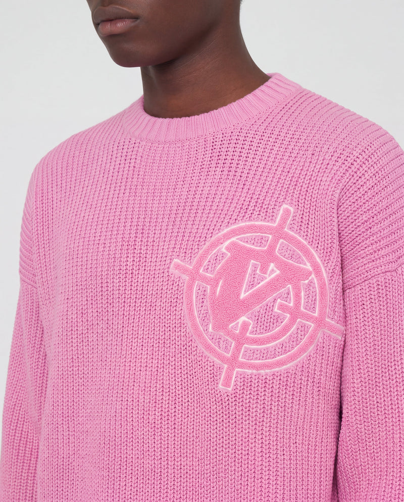 V-LOGO KNITWEAR WILD ROSE