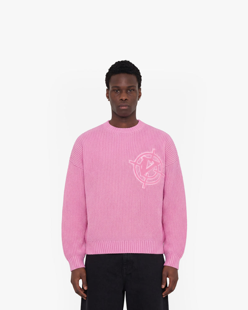 V-LOGO KNITWEAR WILD ROSE