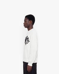 V-LOGO KNITWEAR WHITE