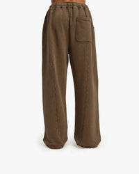 ACID WASHED JOGGER BROWN