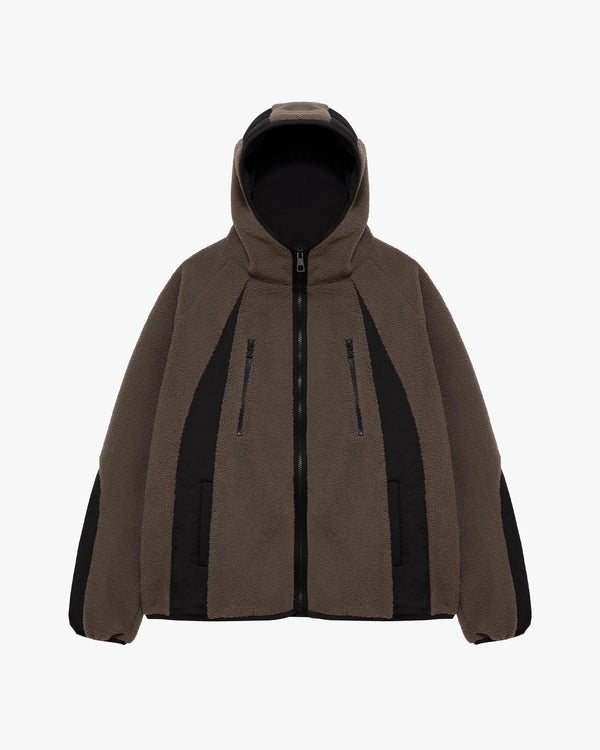 TRAIL FLEECE JACKET BROWN