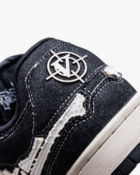 AKIMBO LOWS "SELVEDGE DENIM BLACK"