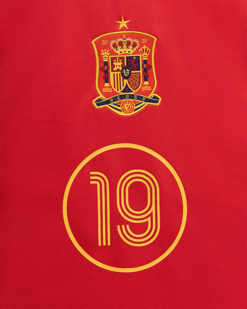 SPAIN 26 JERSEY RED