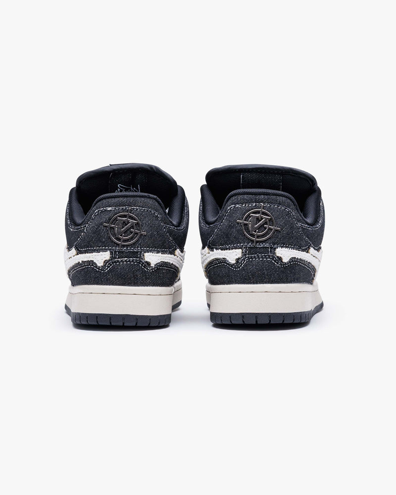 AKIMBO LOWS "SELVEDGE DENIM BLACK"