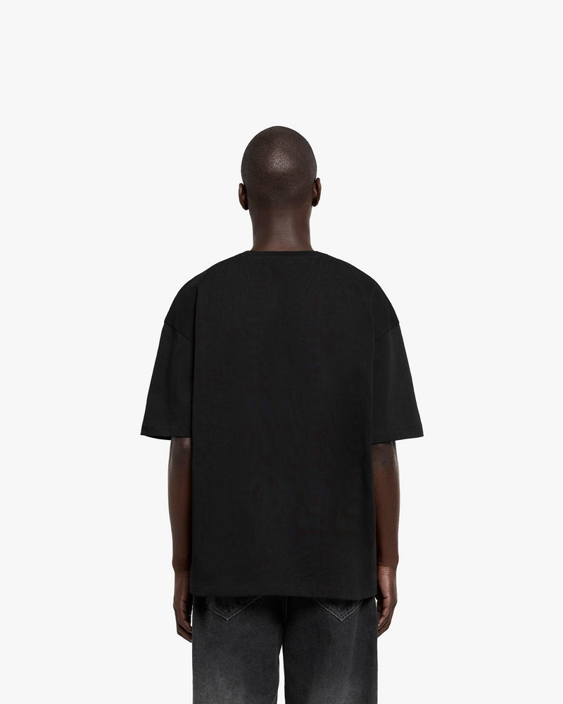 CONSTRUCTION LOGO TEE BLACK