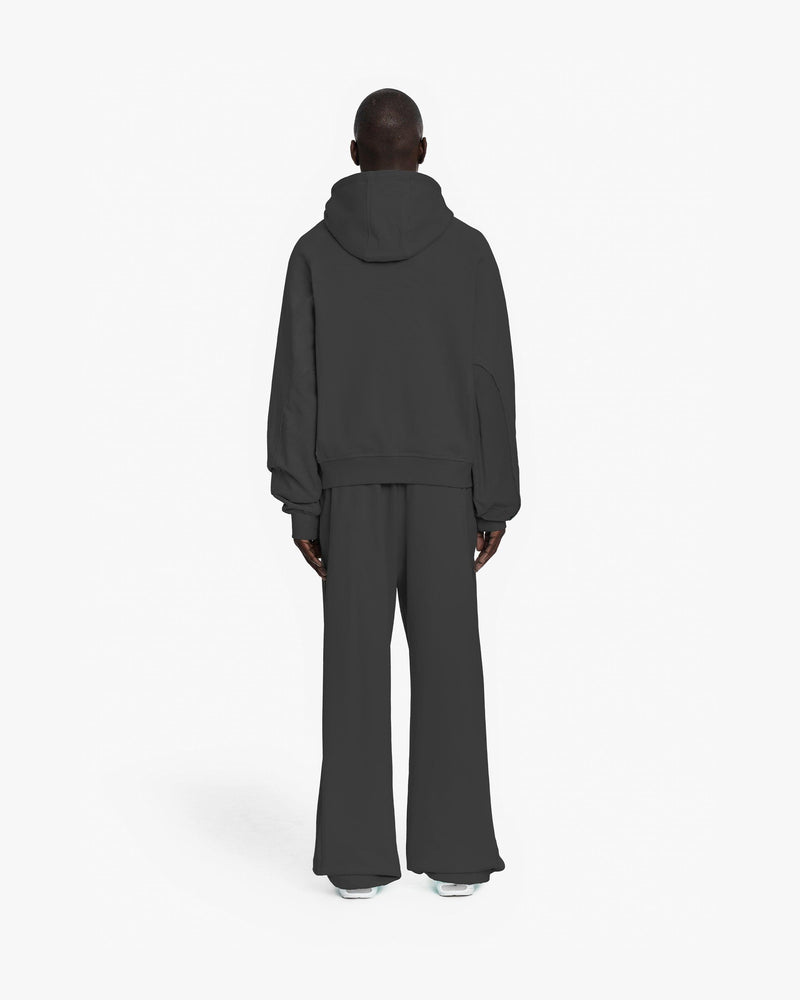 INSIDE OUT ZIP HOODIE ASH GREY (OLD SIZING)