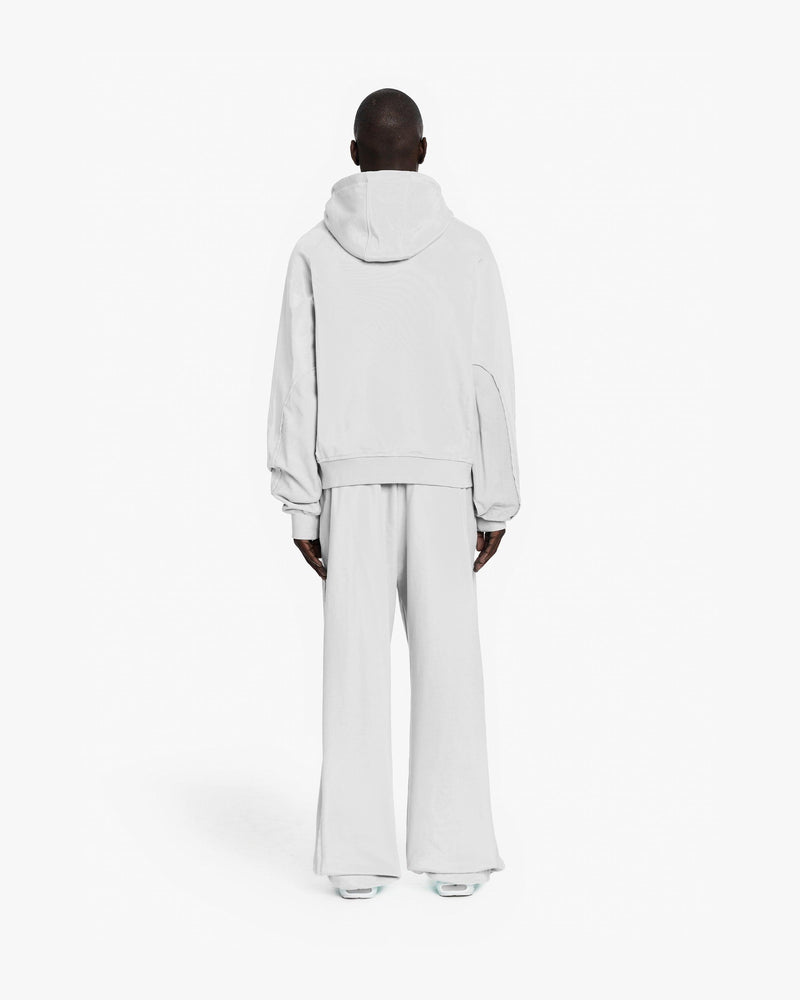 INSIDE OUT ZIP HOODIE LIGHT GREY (OLD SIZING)