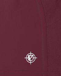 INSIDE OUT SHORTS WINE RED