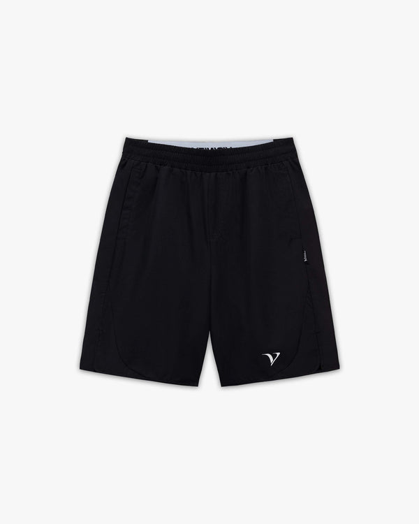 ACTIVEWEAR TRACK SHORTS BLACK