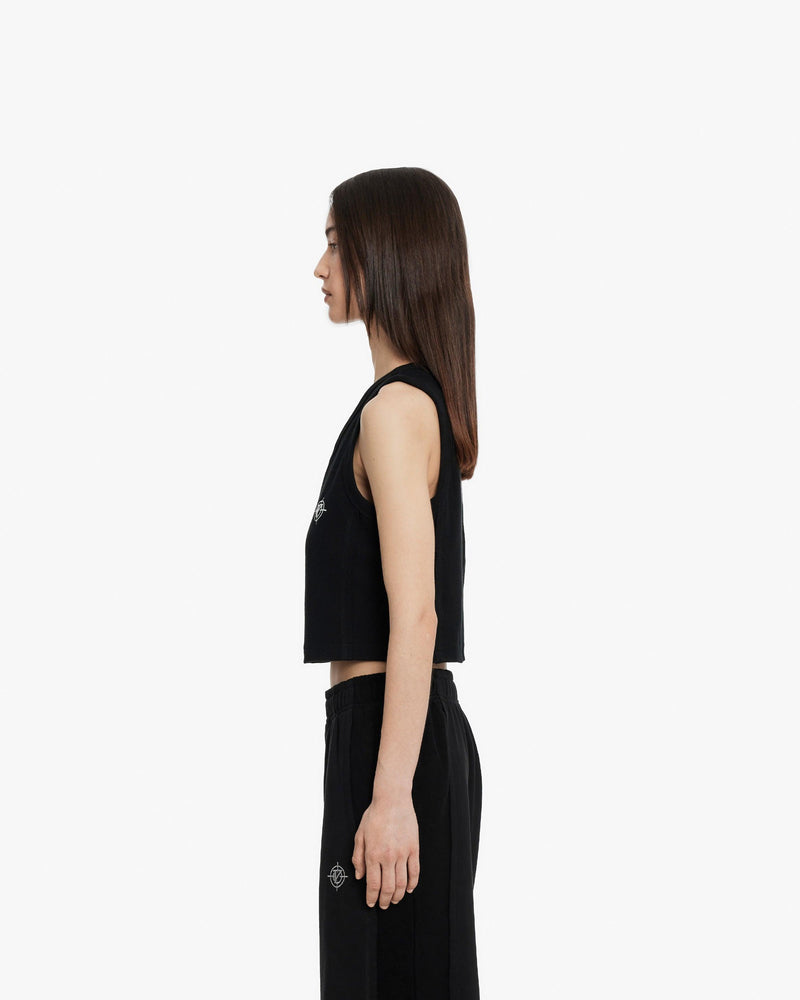 CROP TANKTOP DOUBLE PACK (BLACK & WHITE)