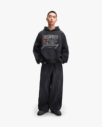 GALLERY HOODIE WASHED BLACK