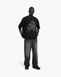 CONSTRUCTION LOGO TEE BLACK