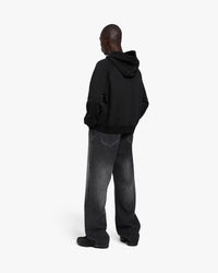 WEB LOGO HOODIE BLACK