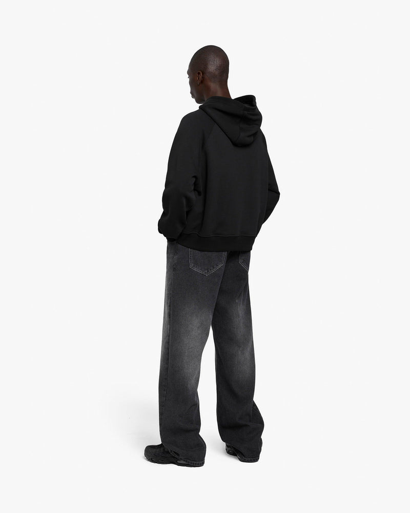 WEB LOGO HOODIE BLACK