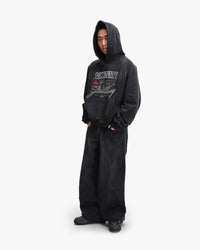 GALLERY HOODIE WASHED BLACK