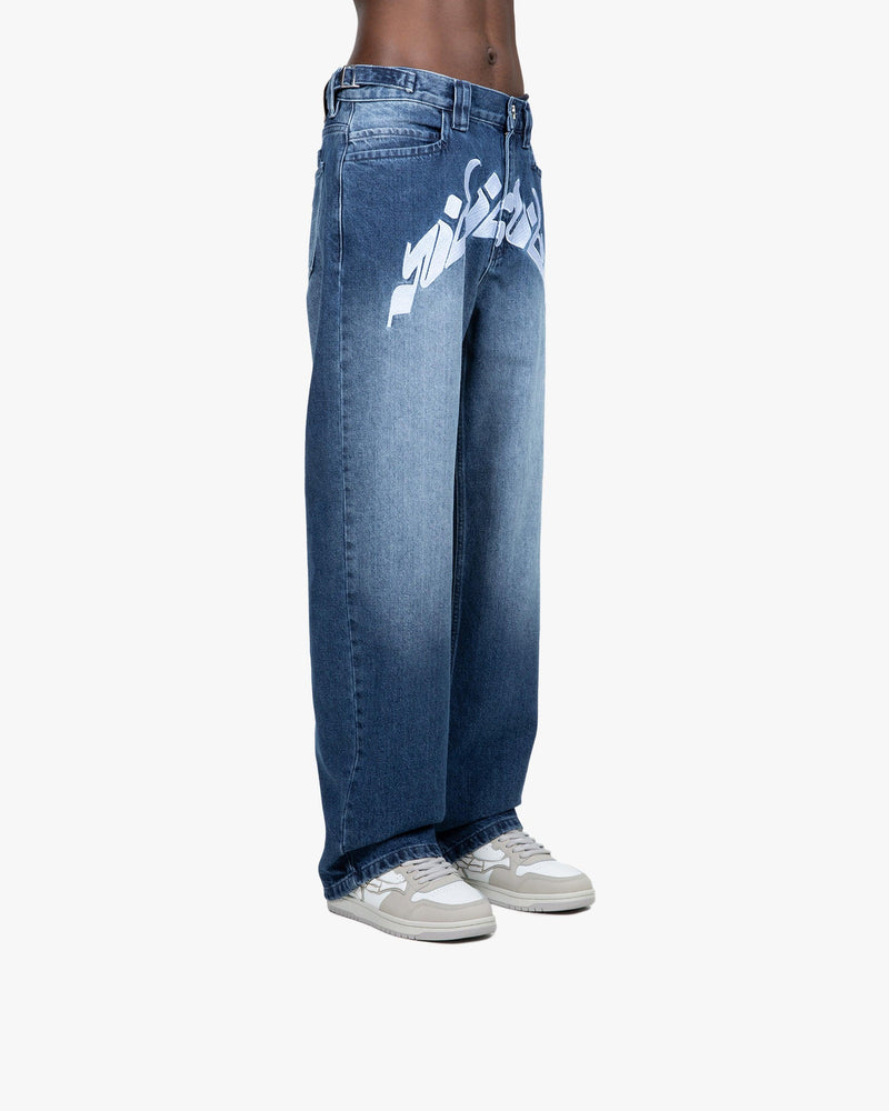 MIRAGE DENIM DARK BLUE / WHITE